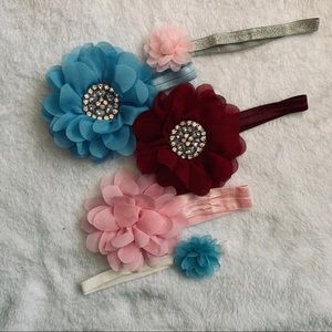 5/$15🎀 Flower bow headbands